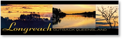 Longreach Sunset - DISCOUNTED Long Magnets  LONLM-100