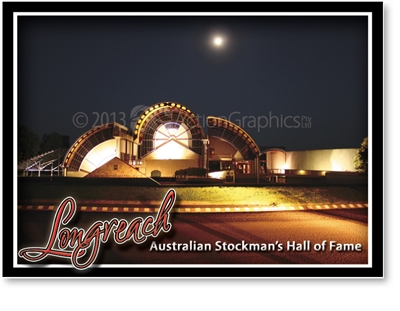 Australian Stockman's Hall of Fame - Small Magnets  LONM-002
