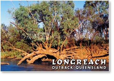 Longreach Thomson Rive Scene - Small Magnets  LONM-020