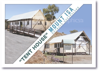 Tent House Mount Isa - Standard Postcard  MTI-007