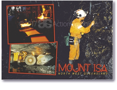 Mount Isa Mine - Standard Postcard  MTI-010