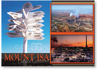 Mount Isa Outback Queensland - Standard Postcard  MTI-124