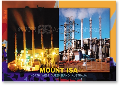 Mount Isa North West Queensland - DISCOUNTED Standard Postcard  MTI-127