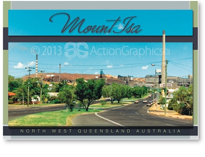 Mount Isa North West Queensland - DISCOUNTED Standard Postcard  MTI-301