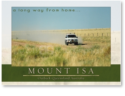 Mount Isa, a long way from home... - Standard Postcard  MTI-451