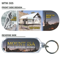 Mount Isa The Miner, Tent House, Mines- 66mm x 23mm Oblong MTIK-005