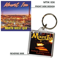 Mount Isa At Night - 40mm x 40mm Keyring  MTIK-006