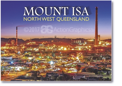 Mount Isa SUNSET - Small Magnets  MTIM-008