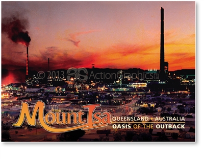 Mount Isa Oasis of the Outback - Small Magnets  MTIM-086