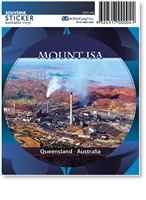 Mount Isa - Round Sticker  MTIS-060