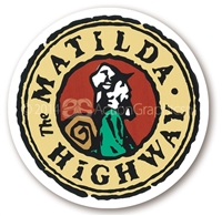 The Matilda Highway  - Round Sticker - Discounted