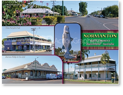 Normanton Buildings - Standard Postcard  NOR-009