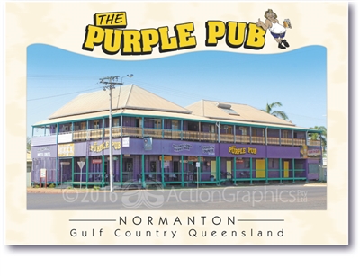 The Purple Pub - Standard Postcard  NOR-016