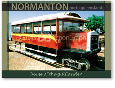 Normanton Gulflander Train - DISCOUNTED Standard Postcard  NOR-474