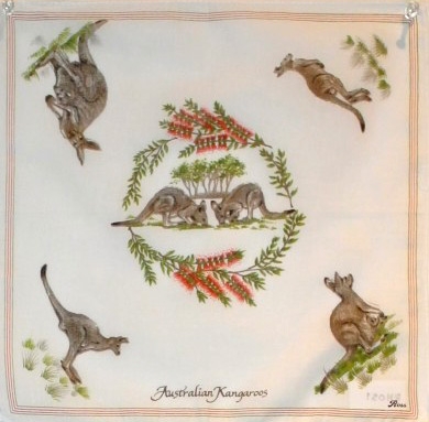 AUSTRALIAN KANGAROOS Handkerchiefs - RH051