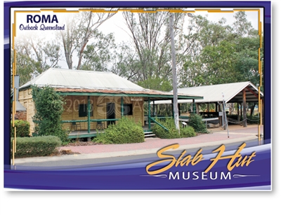 Slab Hut Museum - Standard Postcard  ROM-008