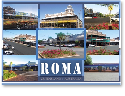 Roma Outback Queensland Australia - DISCOUNTED Standard Postcard  ROM-188