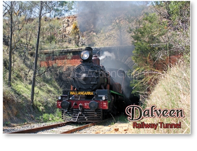 Dalveen Railway Tunnel - Standard Postcard  STP-001