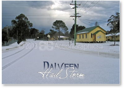 Dalveen Hail Storm - Standard Postcard  STP-002