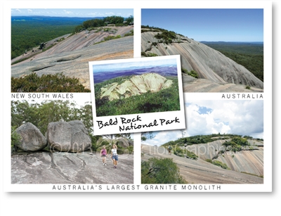 Bald Rock National Park - Standard Postcard  STP-009