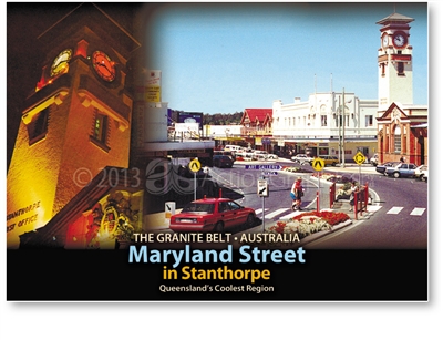 Maryland Street in Stanthorpe - Standard Postcard  STP-274