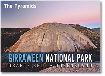 The Pyramids Girraween National Park - Small Magnets  STPM-013