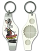 Kangaroo with wine - Stubby Opener Keyring  STPSO-001