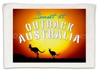 Sunset at Outback v2- Sublimated Hand Towels