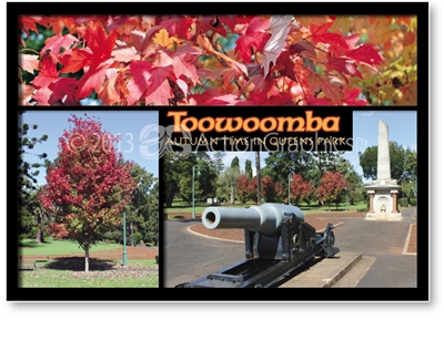 Toowoomba Autumn Time in Queensland - Standard Postcard  TBA-001