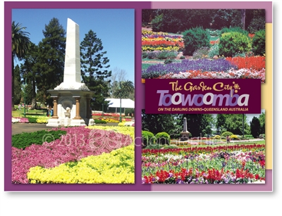 Toowoomba The Garden City - Standard Postcard  TBA-007