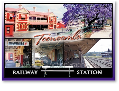Railway Station - Standard Postcard  TBA-014