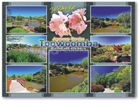 Japanese Gardens "Ju Raku En: Toowoomba - Standard Postcard TBA-021