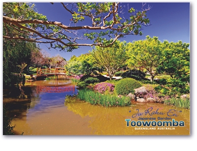 Japanese Gardens "Ju Raku En: Toowoomba - Standard Postcard TBA-024