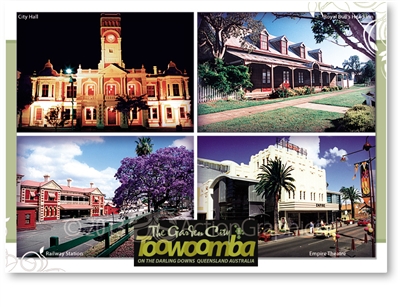 Toowoomba The Garden City - Standard Postcard  TBA-380