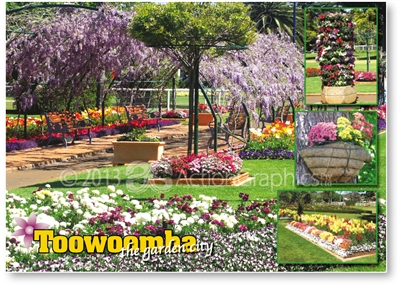 Toowoomba The Garden City - Standard Postcard  TBA-466