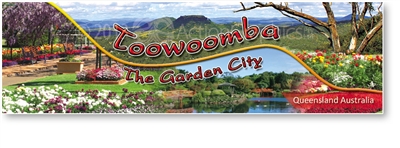 Toowoomba The Garden City Queensland - Long Magnets  TBALM-004