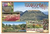 Toowoomba The Garden City - Rectangular Sticker TBAS-001