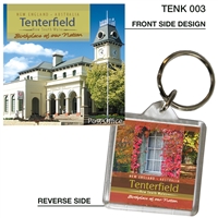 Tenterfield Post Office - 40mm x 40mm Keyring  TENK-003