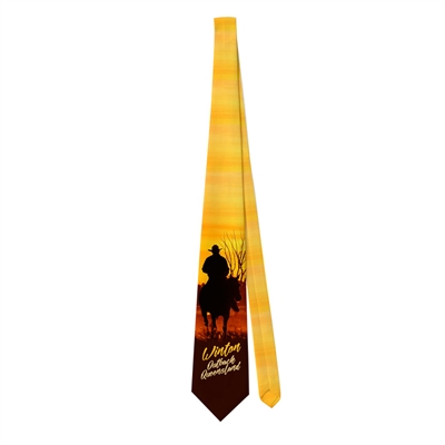 Droving at Sunset - Sublimated Ties