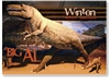 Winton, Big Al Dinosaur - Standard Postcard  WIN-004