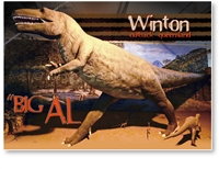 Winton, Big Al Dinosaur - Standard Postcard  WIN-004
