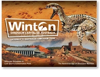 Winton Dinosaur Capital of Australia - Large Postcard  WIN-006a-LP