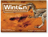 Winton Dinosaur Capital of Australia - Large Postcard  WIN-006b-LP