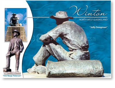 Winton, Statues - Standard Postcard  WIN-398