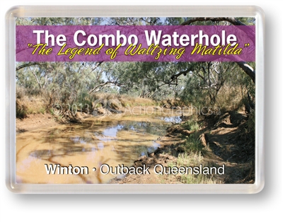 Winton Combo Waterhole - Framed Magnet WINFM-005
