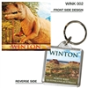 Winton Dinosaur - 40mm x 40mm Keyring  WINK-002