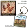 Winton Dinosaur Stampede - 40mm x 40mm Keyring  WINK-003