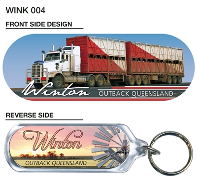 Winton Outback Queensland - 66mm x 23mm Oblong  WINK-004