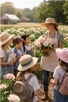 Homeschool Discovery Day: Peonies & Flower Farming- WEDNESDAY MAY 27