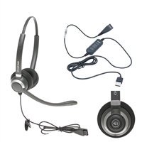 Single Ear, Dual Ear Inter changeable USB Call Center headset
